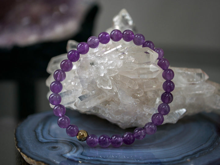 Amethyst Crystal Bracelet | Inner Wisdom