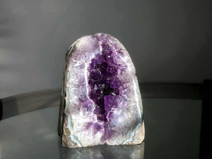 Premium Uruguayan Amethyst Cut Base