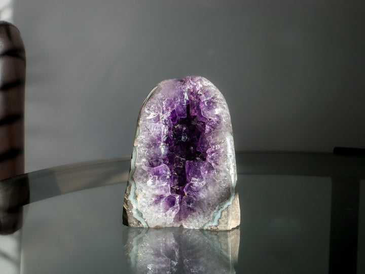 Premium Uruguayan Amethyst Cut Base