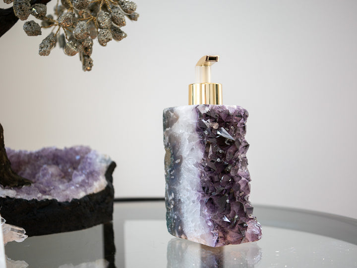 Amethyst Soap Dispenser