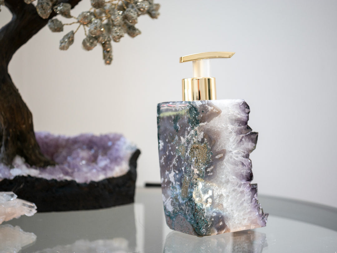 Amethyst Soap Dispenser