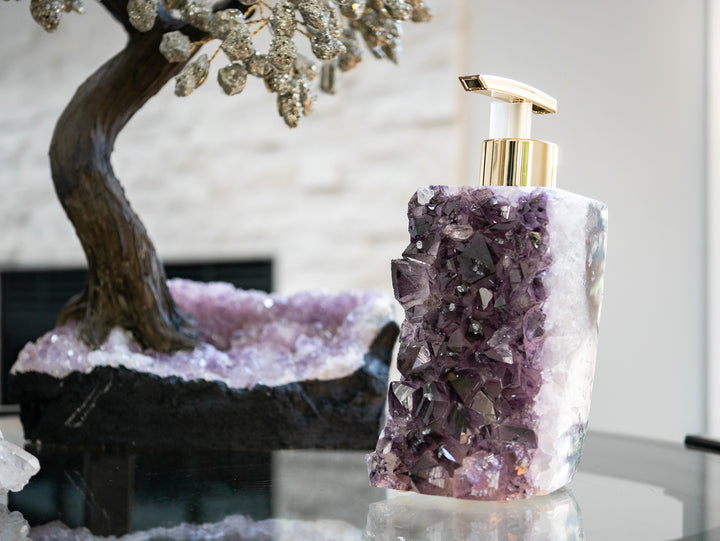 Amethyst Soap Dispenser