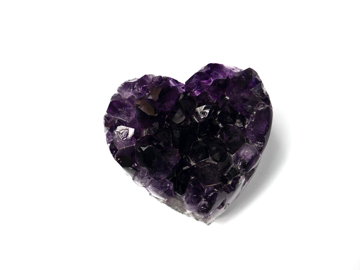 Premium Chunky Amethyst Heart