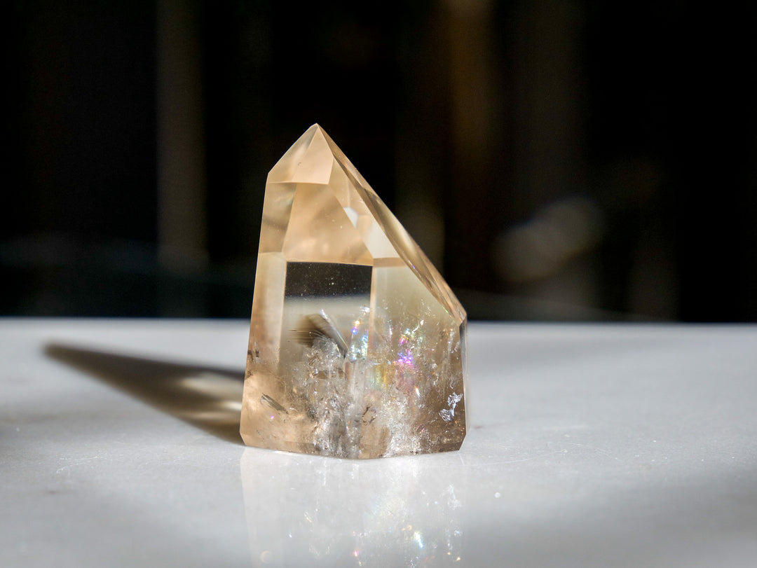 Premium Grade Natural Citrine with Rainbow - Opt B