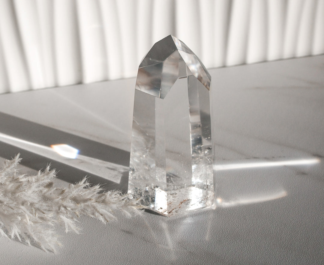 Extra High-Grade Clear Quartz Point | 3.25"