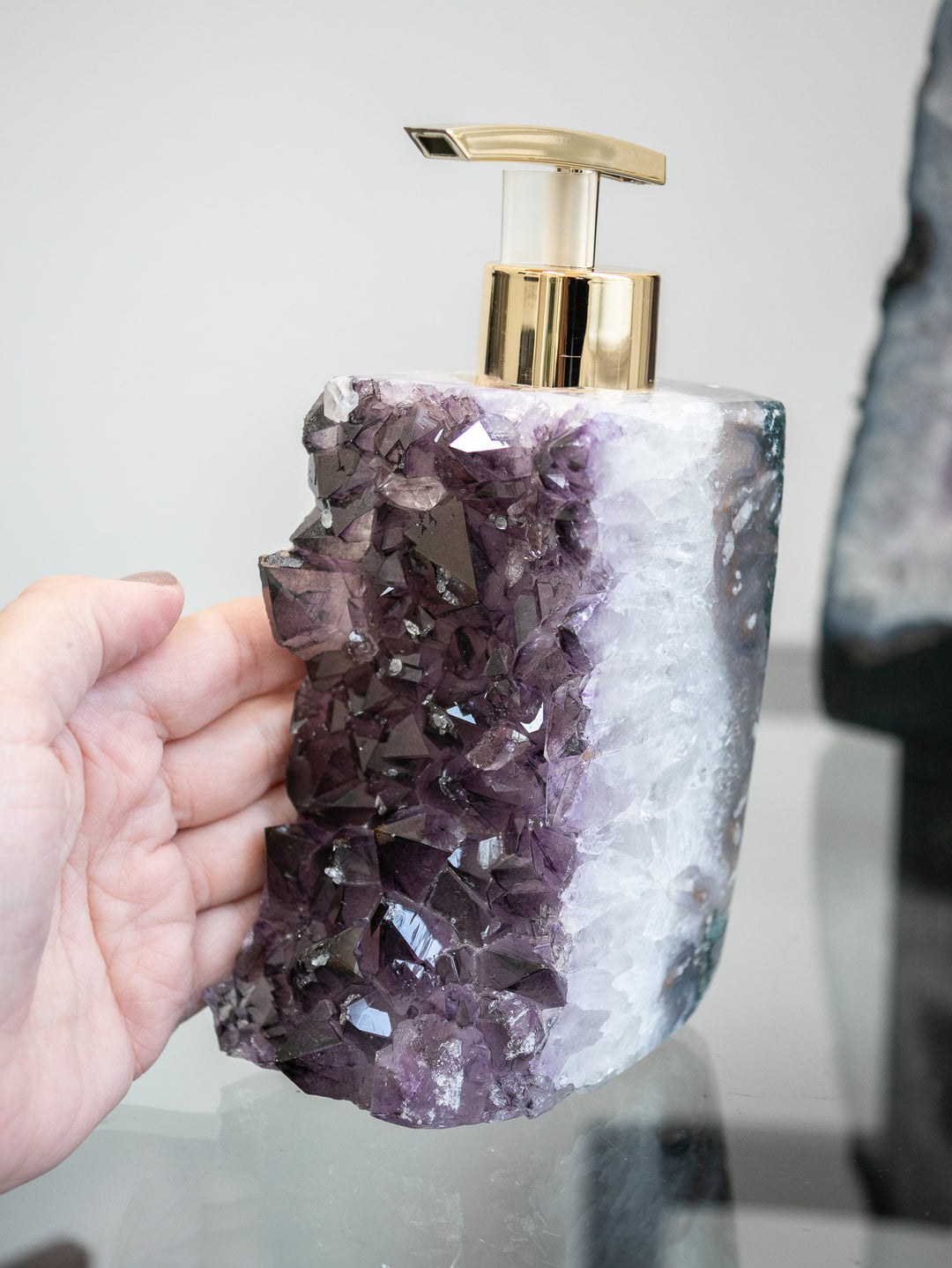 Amethyst Soap Dispenser