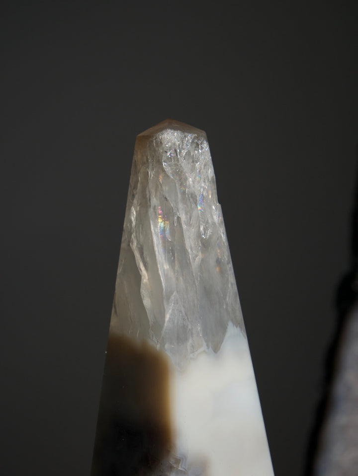 Druzy Agate Obelisk