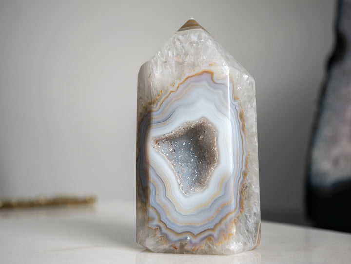 Druzy Geode Agate Point