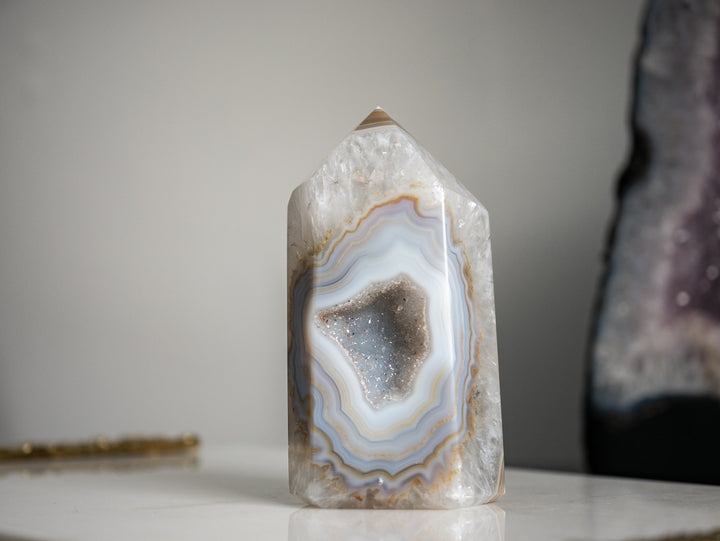 Druzy Geode Agate Point