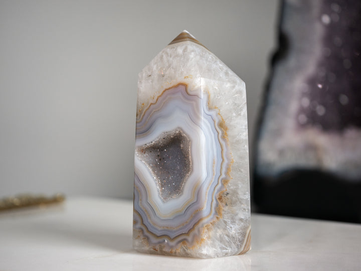 Druzy Geode Agate Point