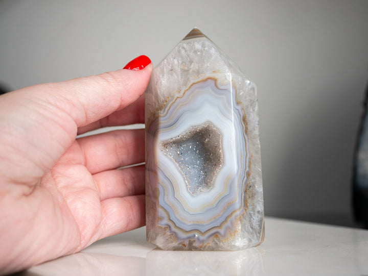 Druzy Geode Agate Point