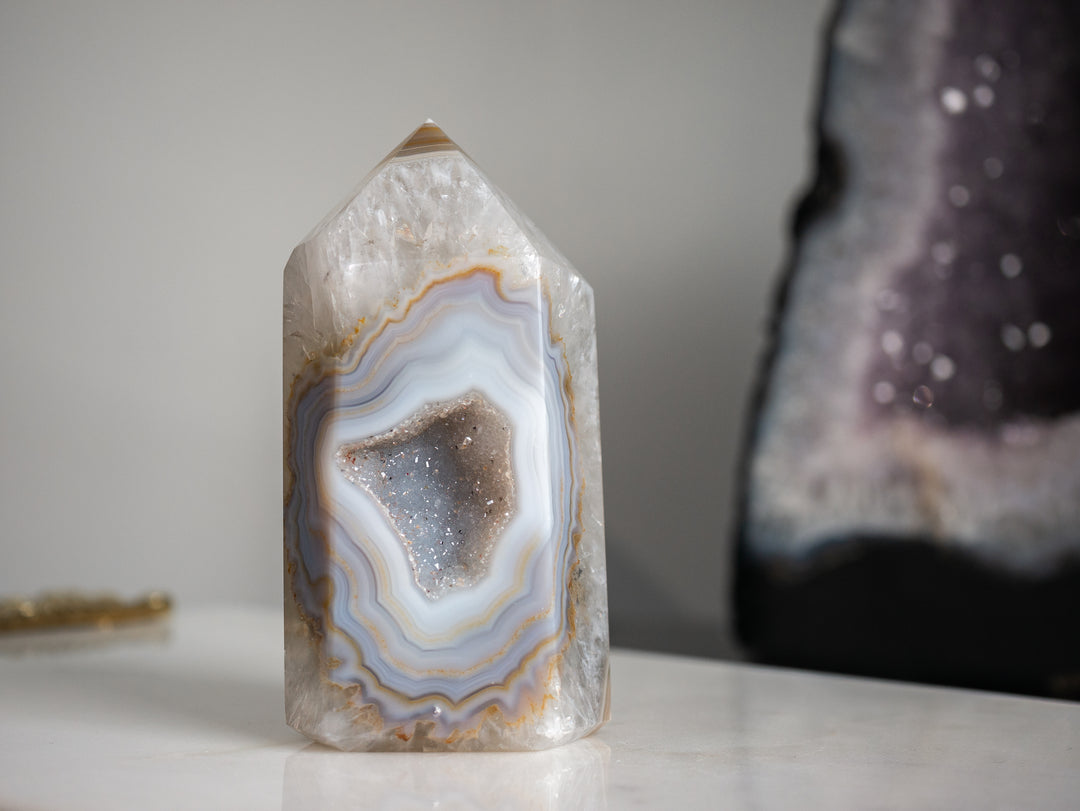 Druzy Geode Agate Point