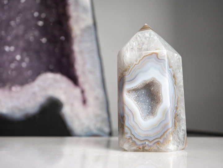 Druzy Geode Agate Point