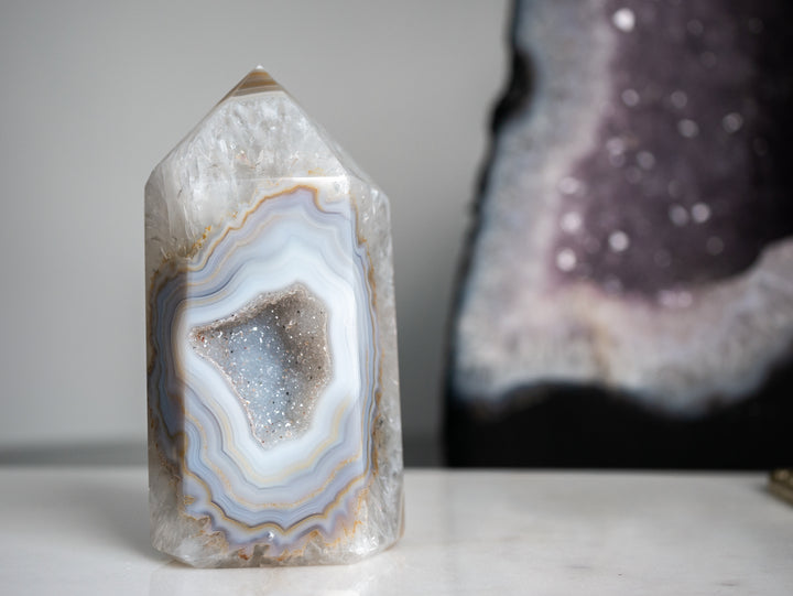 Druzy Geode Agate Point