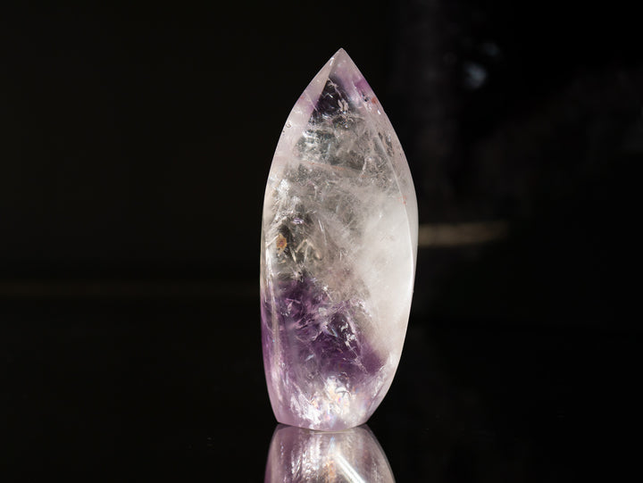 Petite Amethyst Flame with Phantoms and Rainbows