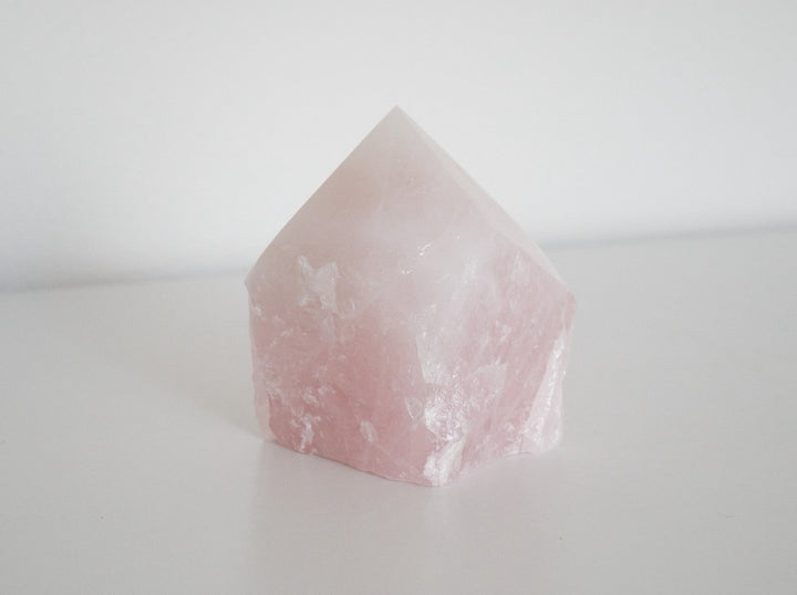 Rose Quartz 3.5" Half Polished Point