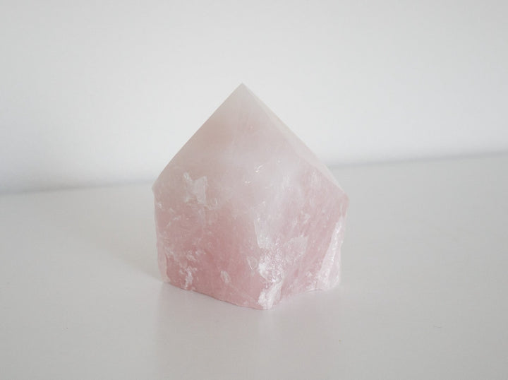 Rose Quartz 3.5" Half Polished Point