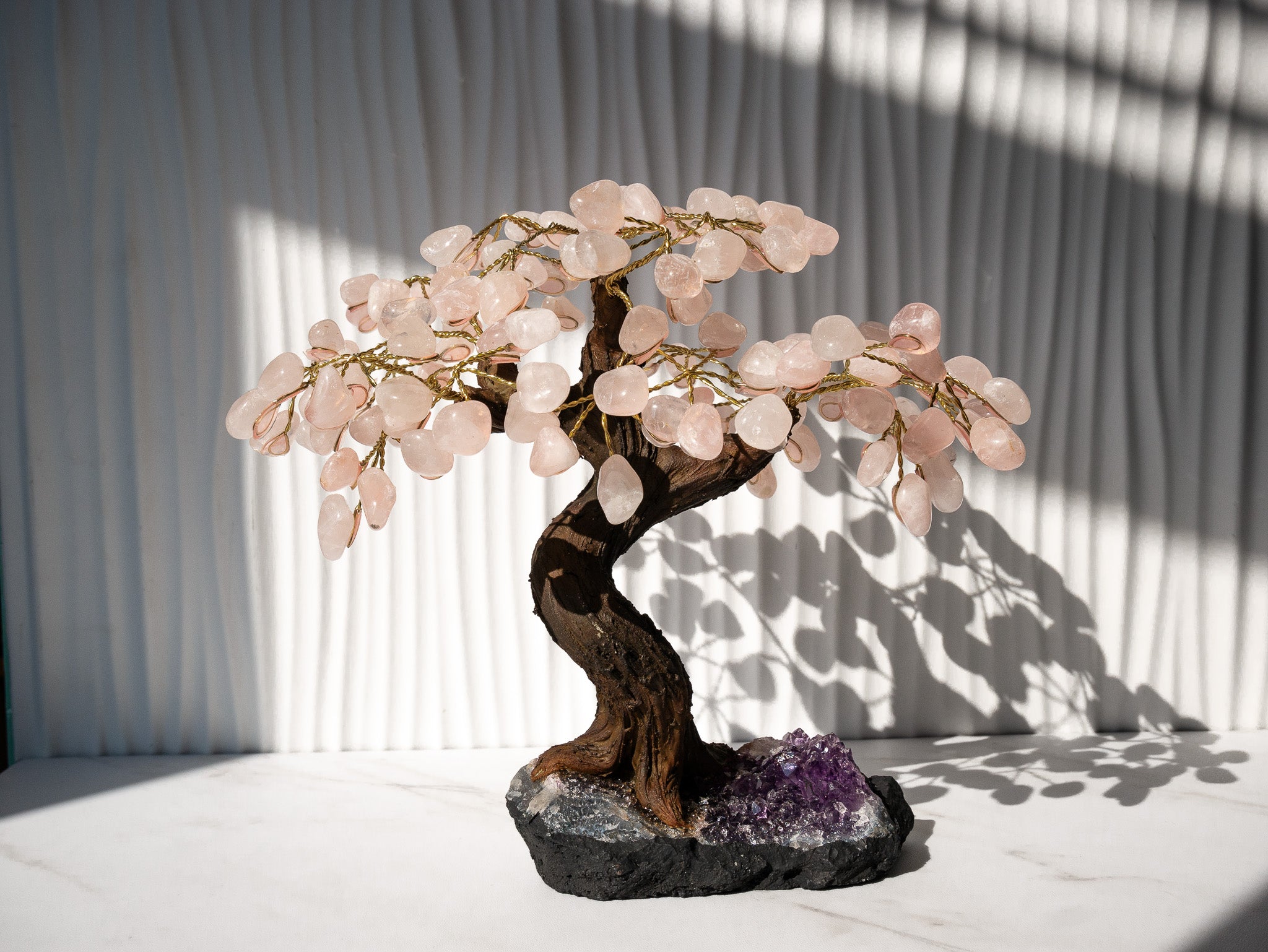 Rose quartz tree hot sale of life