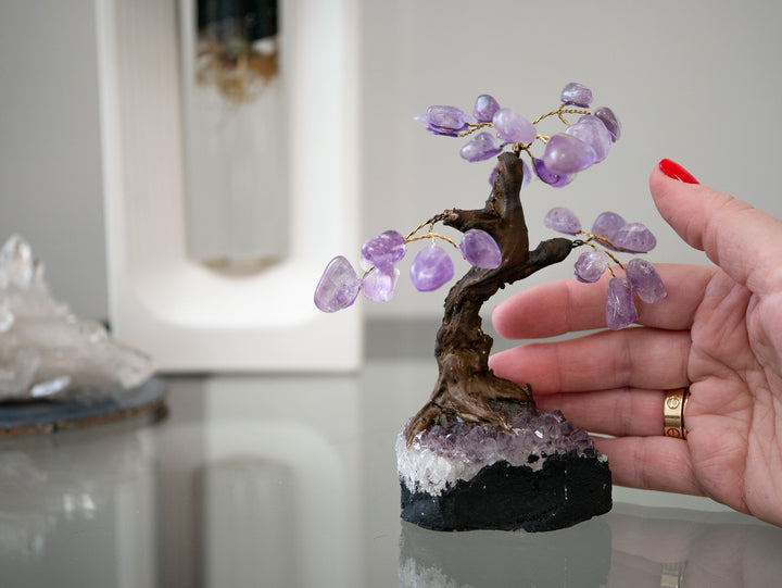 Small Tree of Life | Amethyst Base & Petals