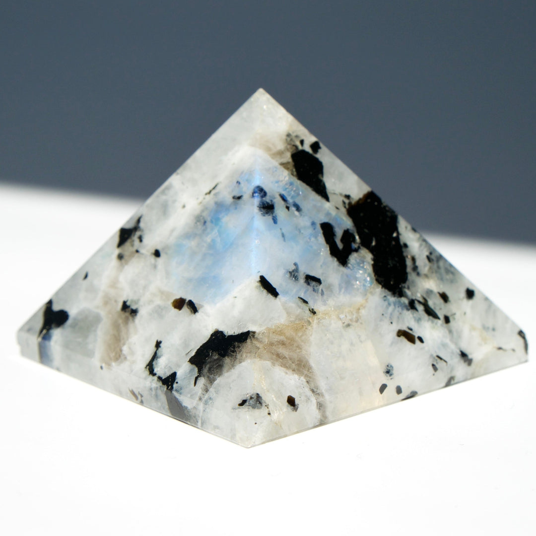 Premium Rainbow Moonstone Pyramid - Option 2