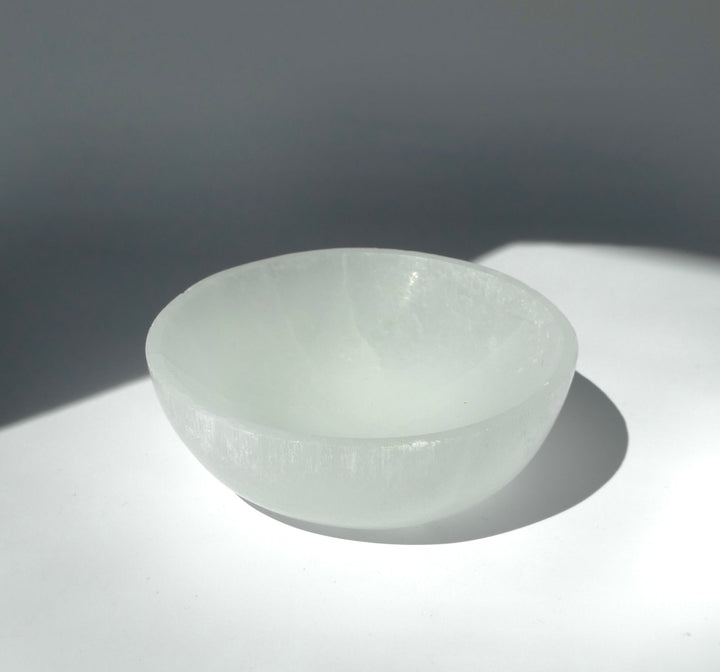 Selenite Bowl 4"